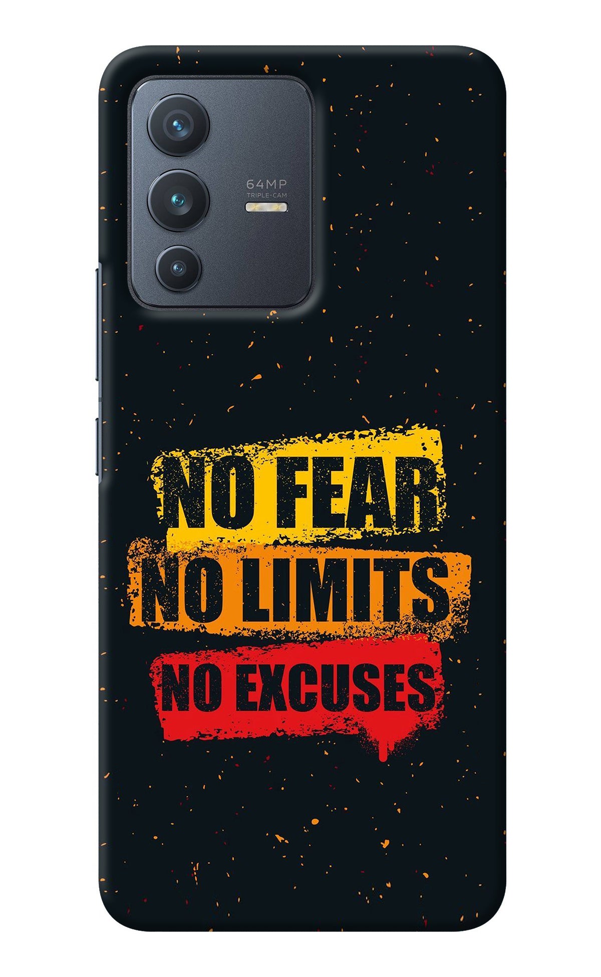 No Fear No Limits No Excuse Vivo V23 5G Back Cover