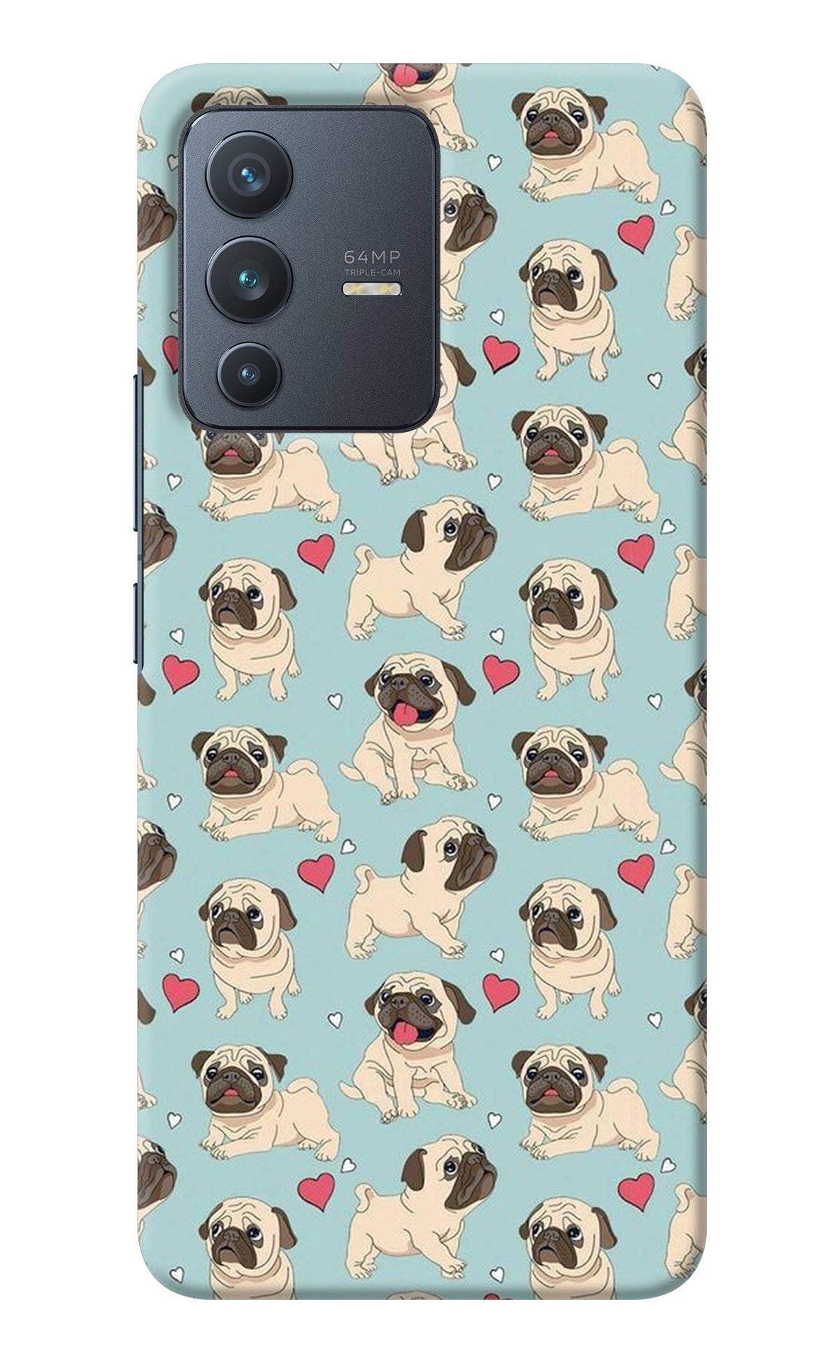 Pug Dog Vivo V23 5G Back Cover