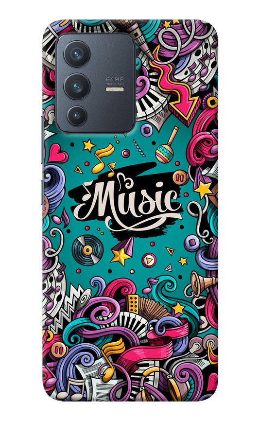 Music Graffiti Vivo V23 5G Back Cover