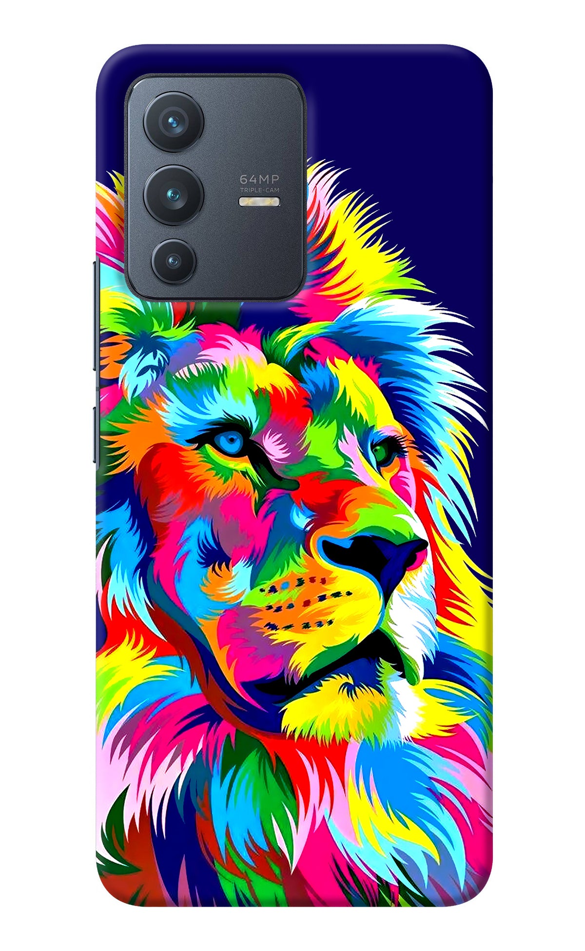 Vector Art Lion Vivo V23 5G Back Cover