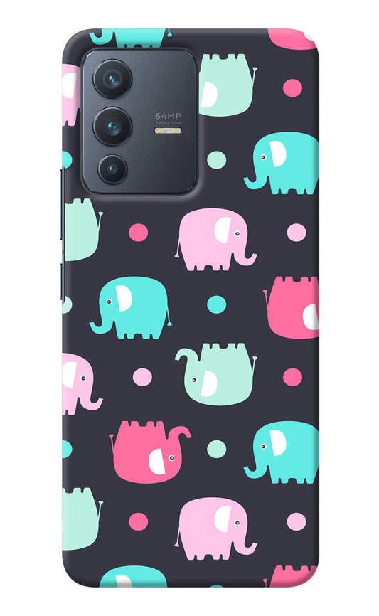 Elephants Vivo V23 5G Back Cover