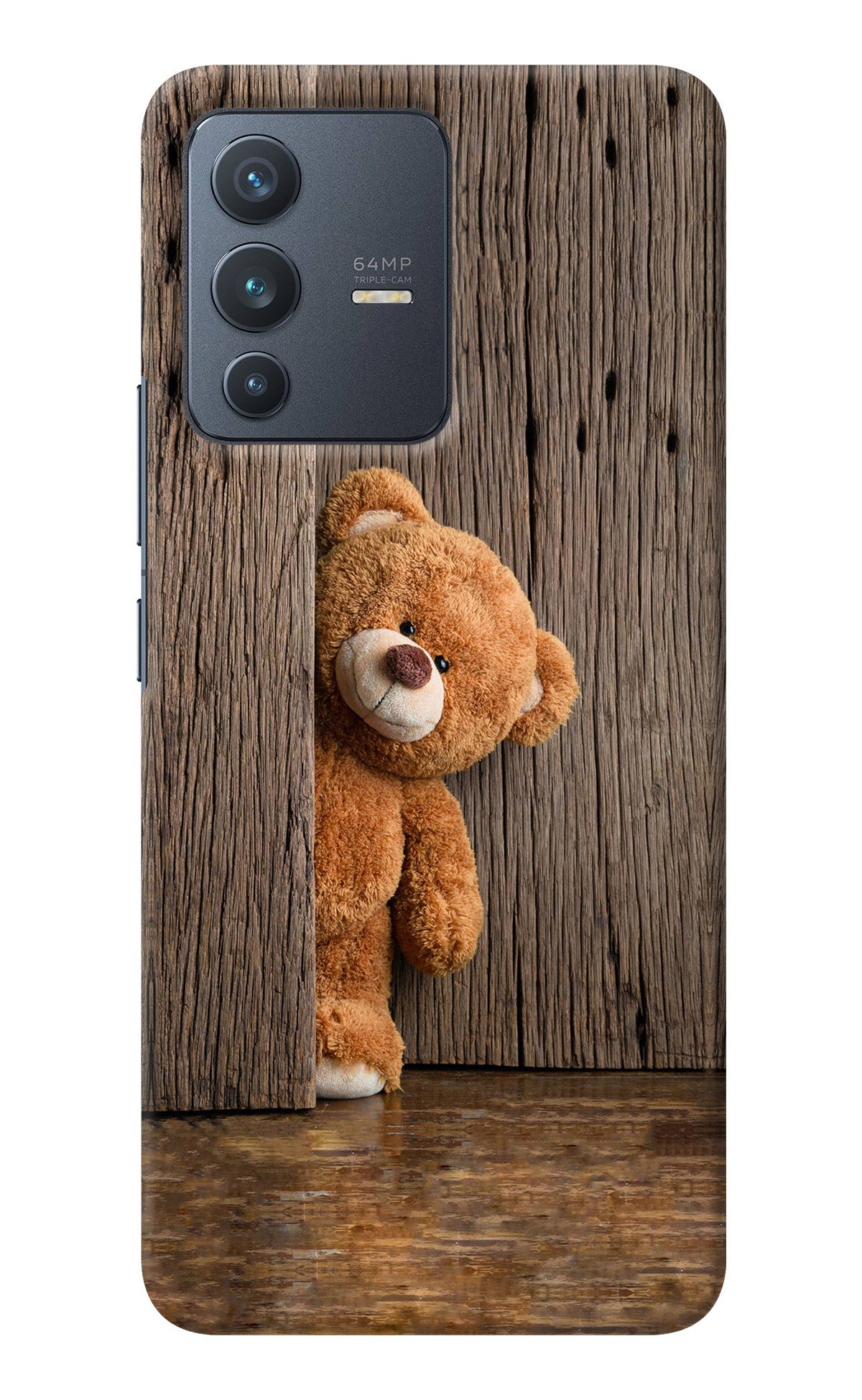 Teddy Wooden Vivo V23 5G Back Cover