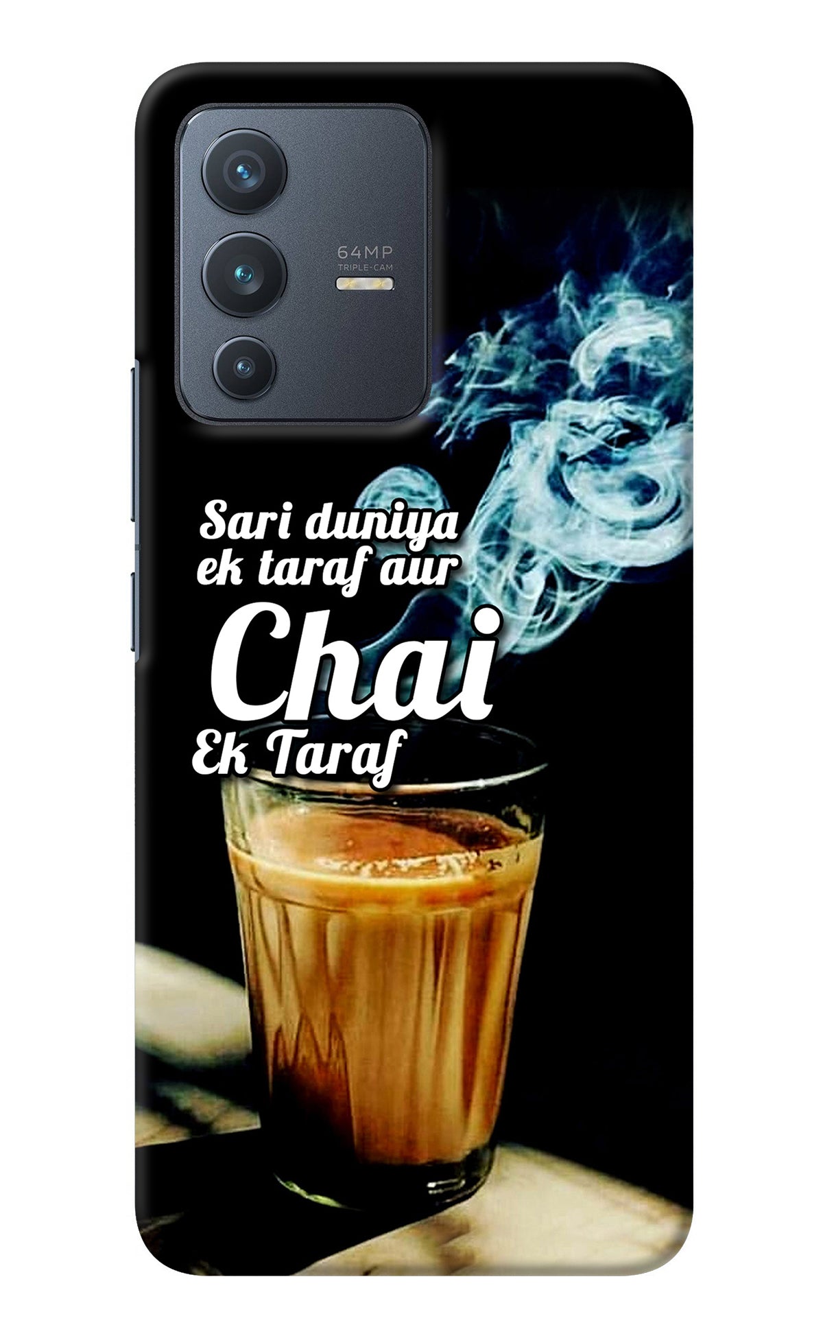 Chai Ek Taraf Quote Vivo V23 5G Back Cover