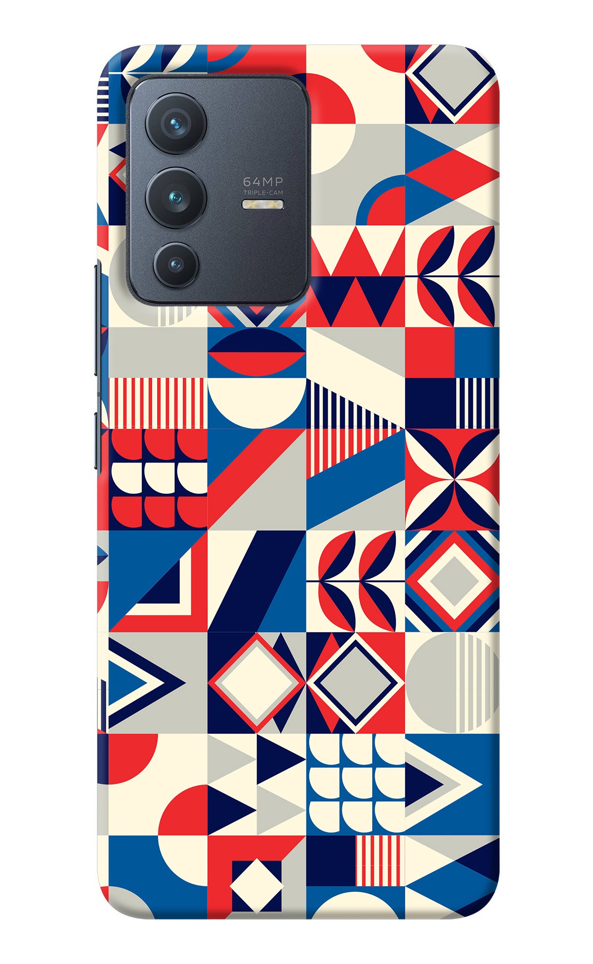 Colorful Pattern Vivo V23 5G Back Cover