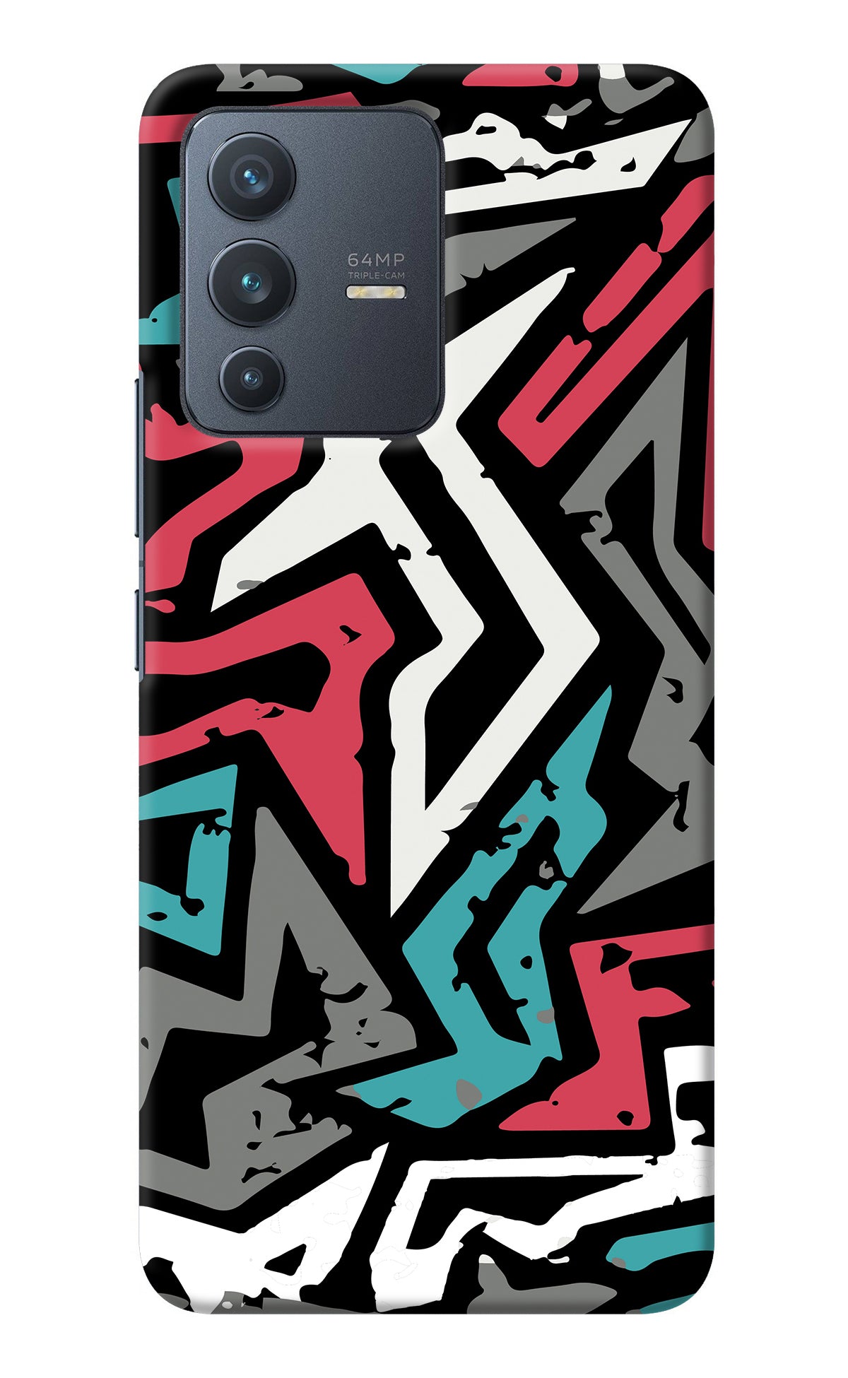 Geometric Graffiti Vivo V23 5G Back Cover