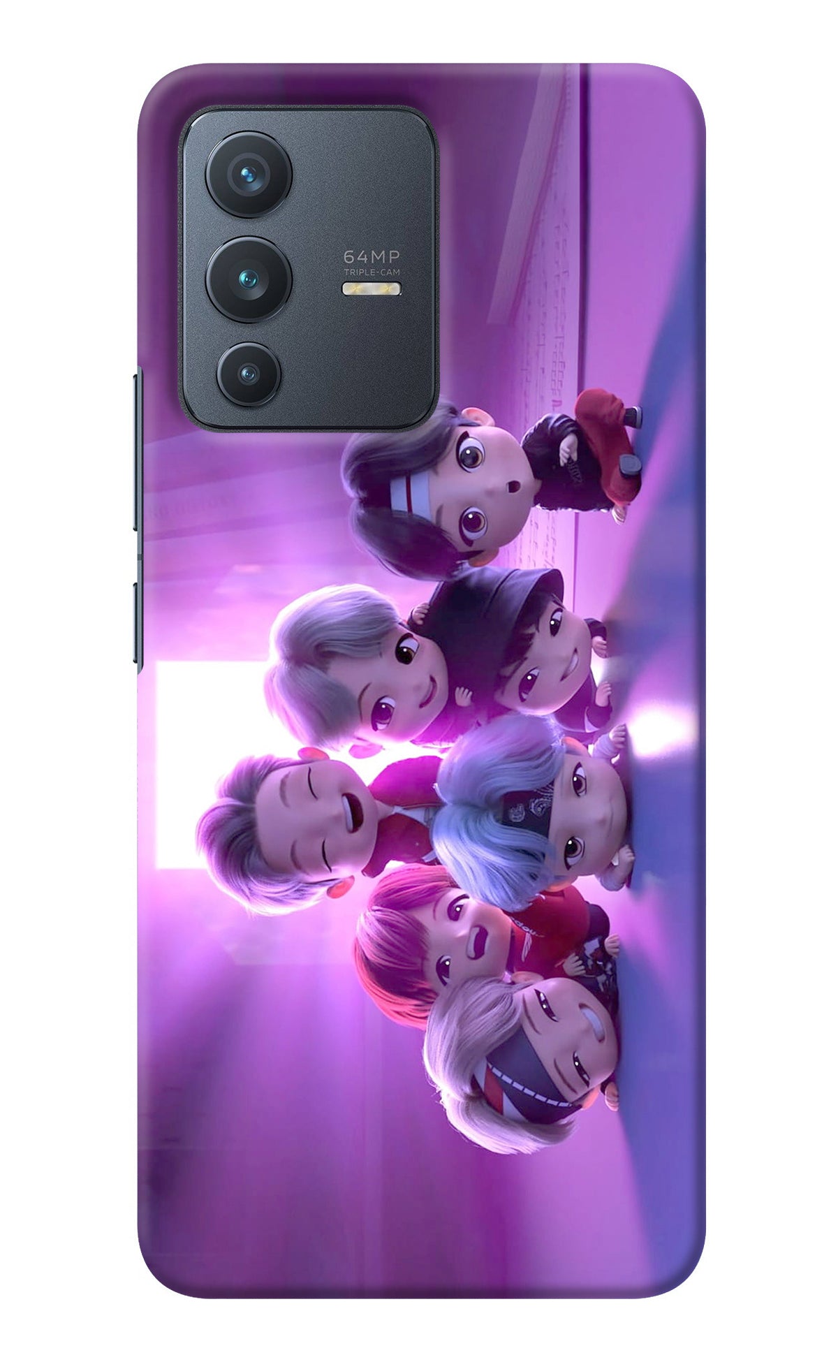 BTS Chibi Vivo V23 5G Back Cover