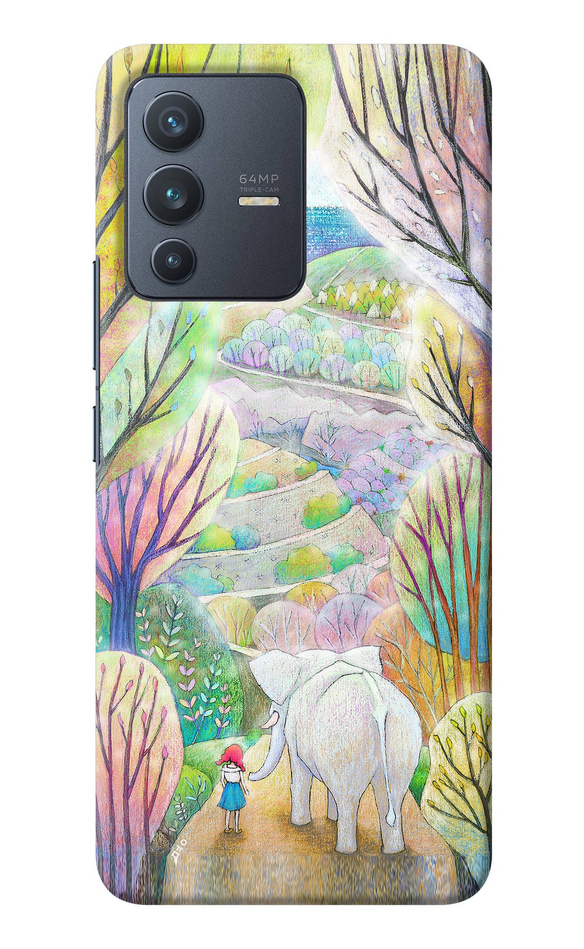 Nature Painting Vivo V23 5G Back Cover