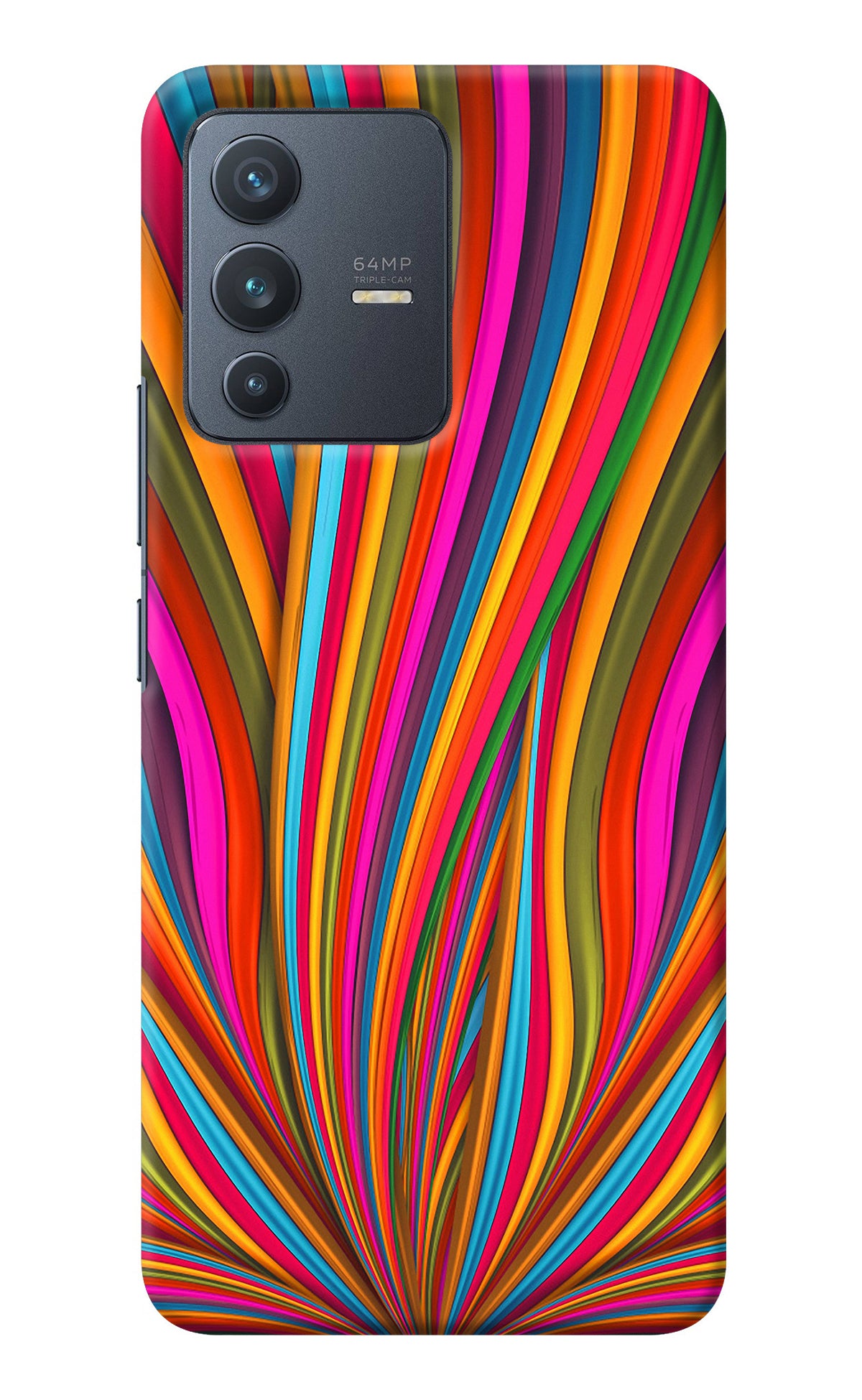 Trippy Wavy Vivo V23 5G Back Cover