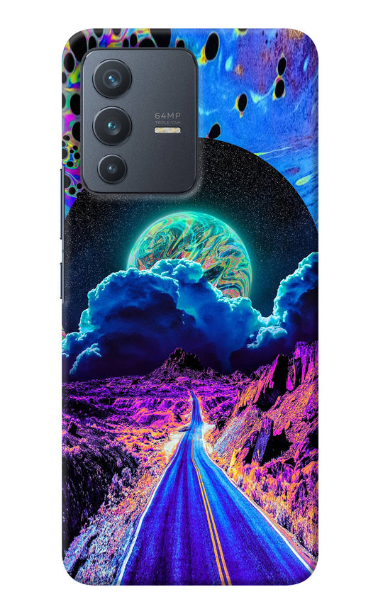 Psychedelic Painting Vivo V23 5G Back Cover