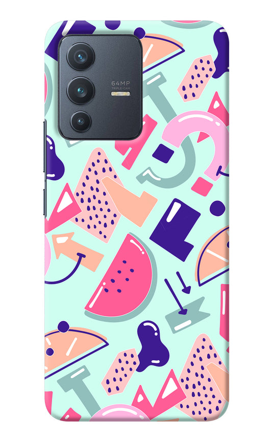 Doodle Pattern Vivo V23 5G Back Cover