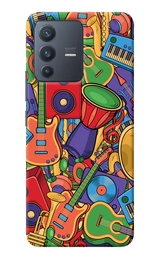 Music Instrument Doodle Vivo V23 5G Back Cover