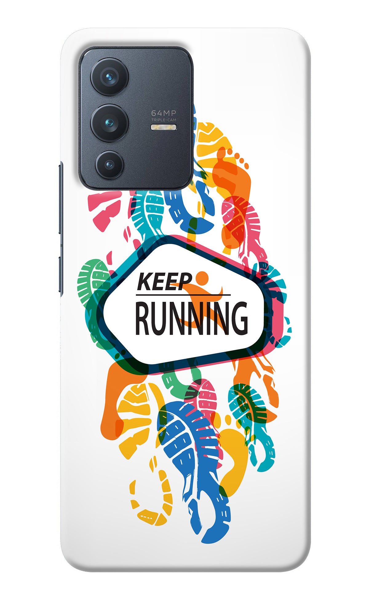 Keep Running Vivo V23 5G Back Cover