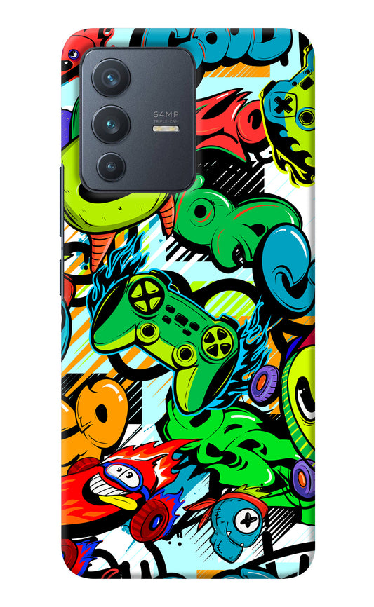 Game Doodle Vivo V23 5G Back Cover