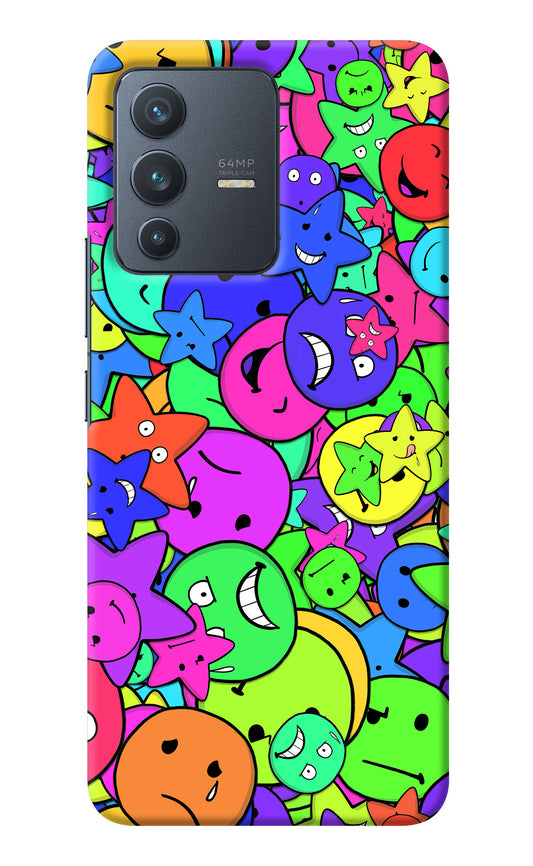 Fun Doodle Vivo V23 5G Back Cover