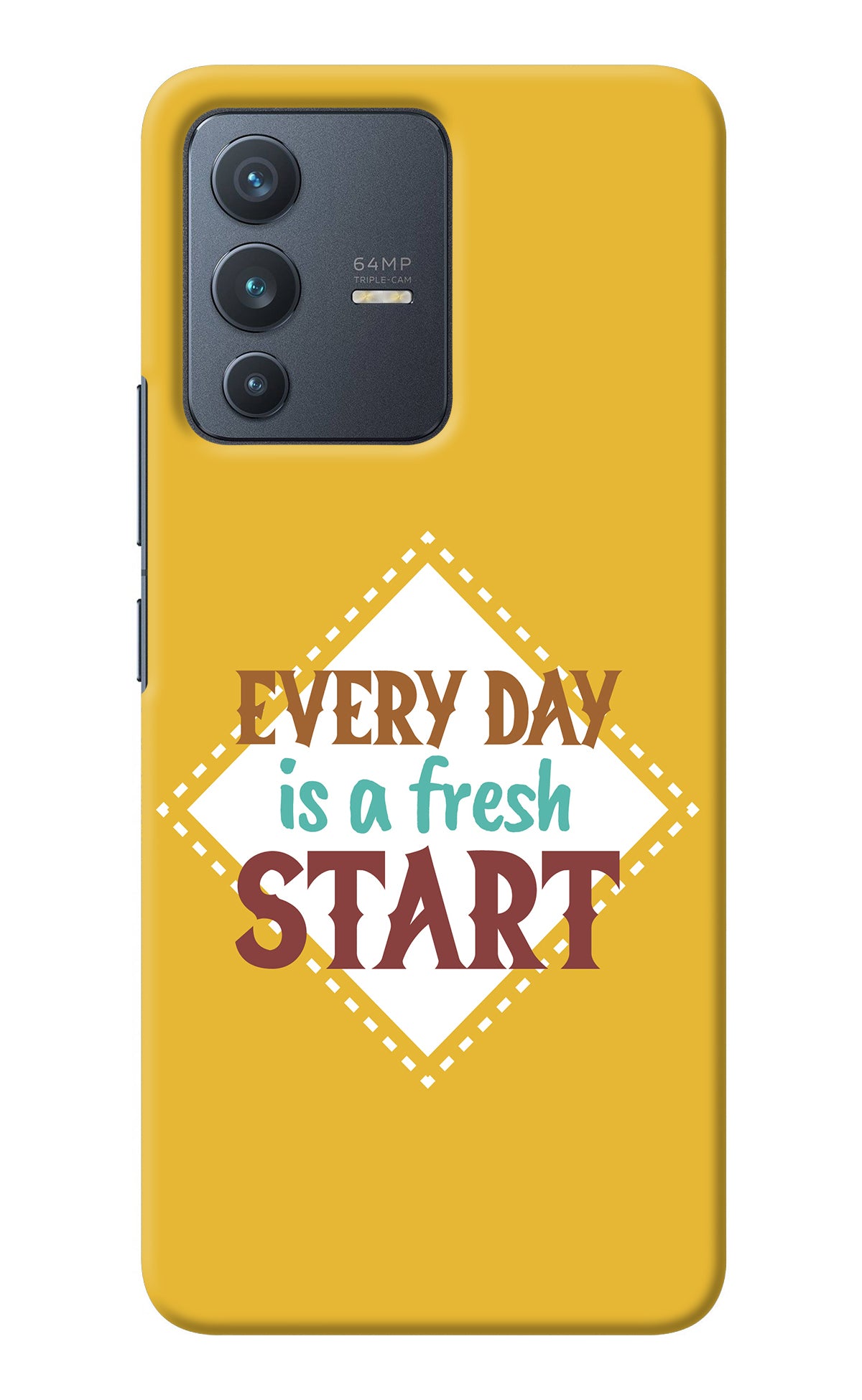 Every day is a Fresh Start Vivo V23 5G Back Cover