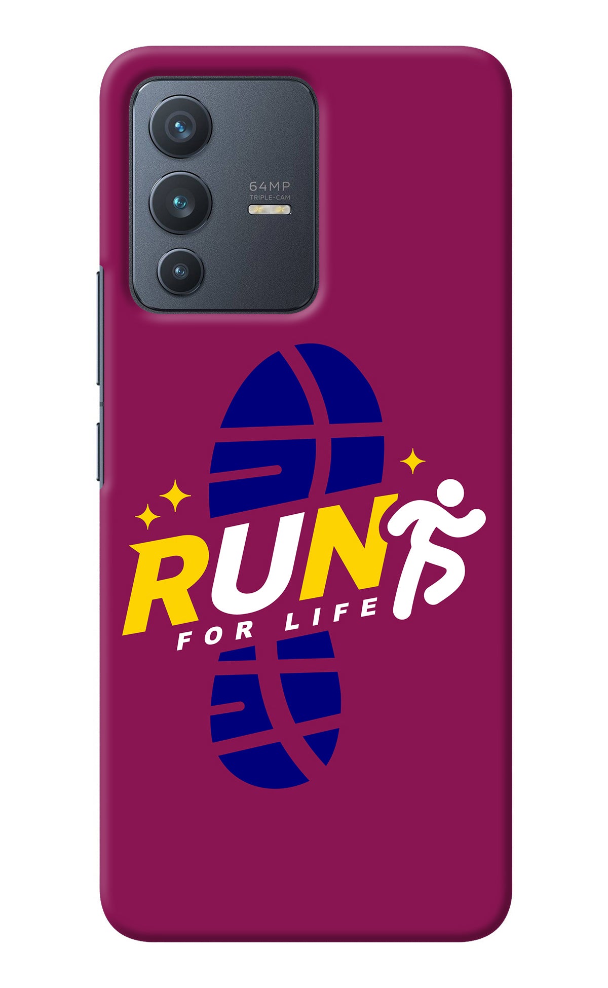 Run for Life Vivo V23 5G Back Cover