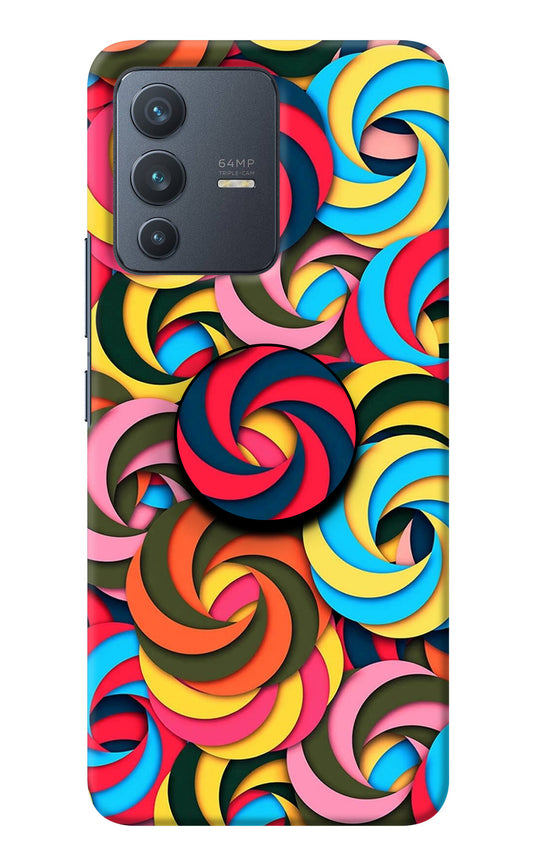 Spiral Pattern Vivo V23 5G Pop Case