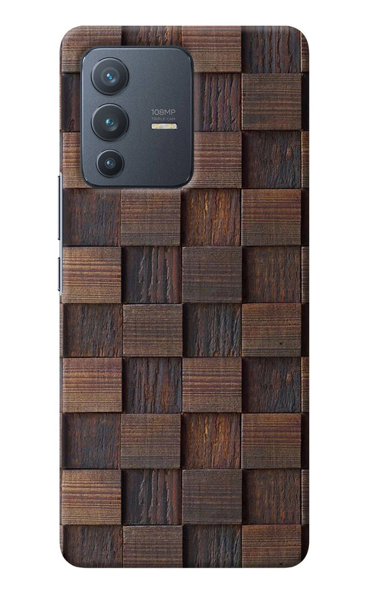 Wooden Cube Design Vivo V23 Pro 5G Back Cover