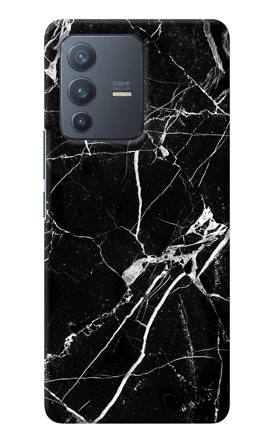 Black Marble Pattern Vivo V23 Pro 5G Back Cover
