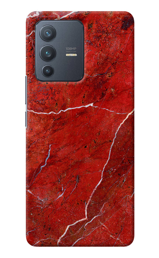 Red Marble Design Vivo V23 Pro 5G Back Cover