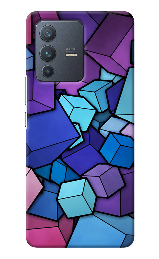 Cubic Abstract Vivo V23 Pro 5G Back Cover