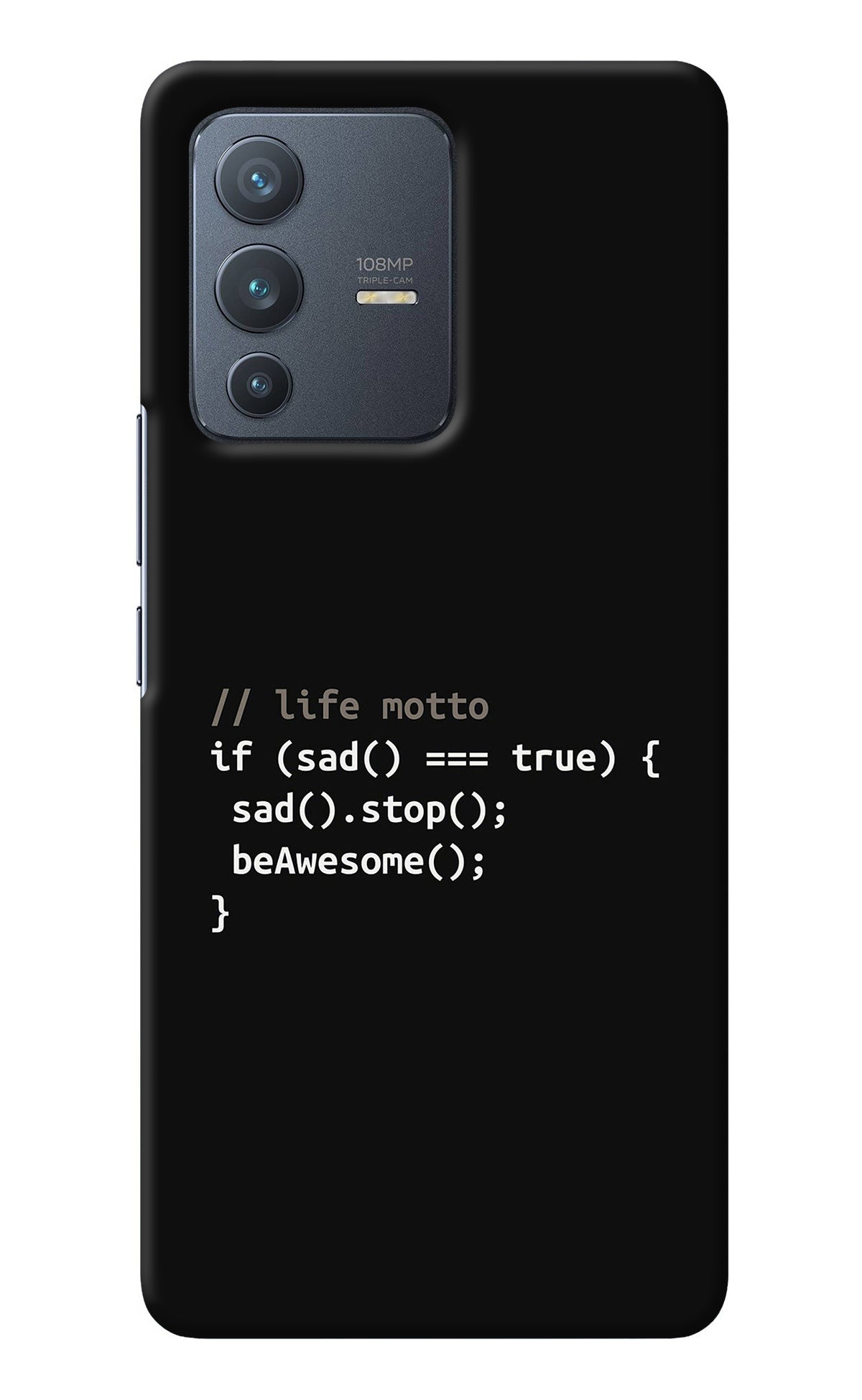 Life Motto Code Vivo V23 Pro 5G Back Cover