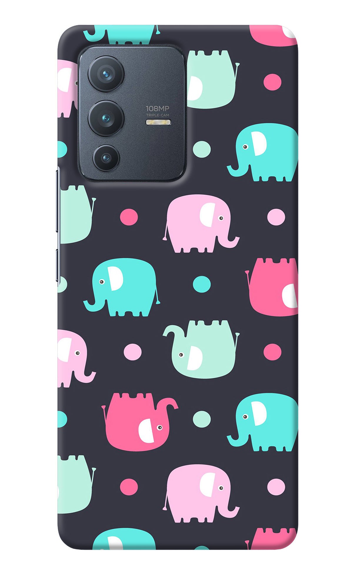 Elephants Vivo V23 Pro 5G Back Cover