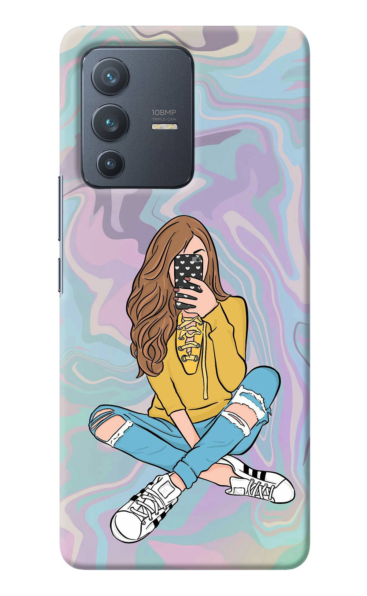 Selfie Girl Vivo V23 Pro 5G Back Cover