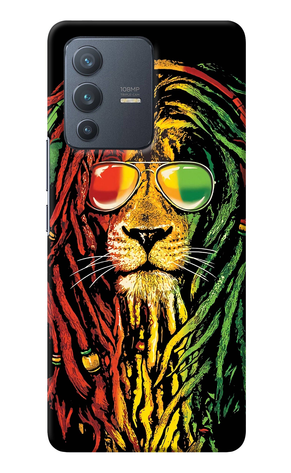 Rasta Lion Vivo V23 Pro 5G Back Cover