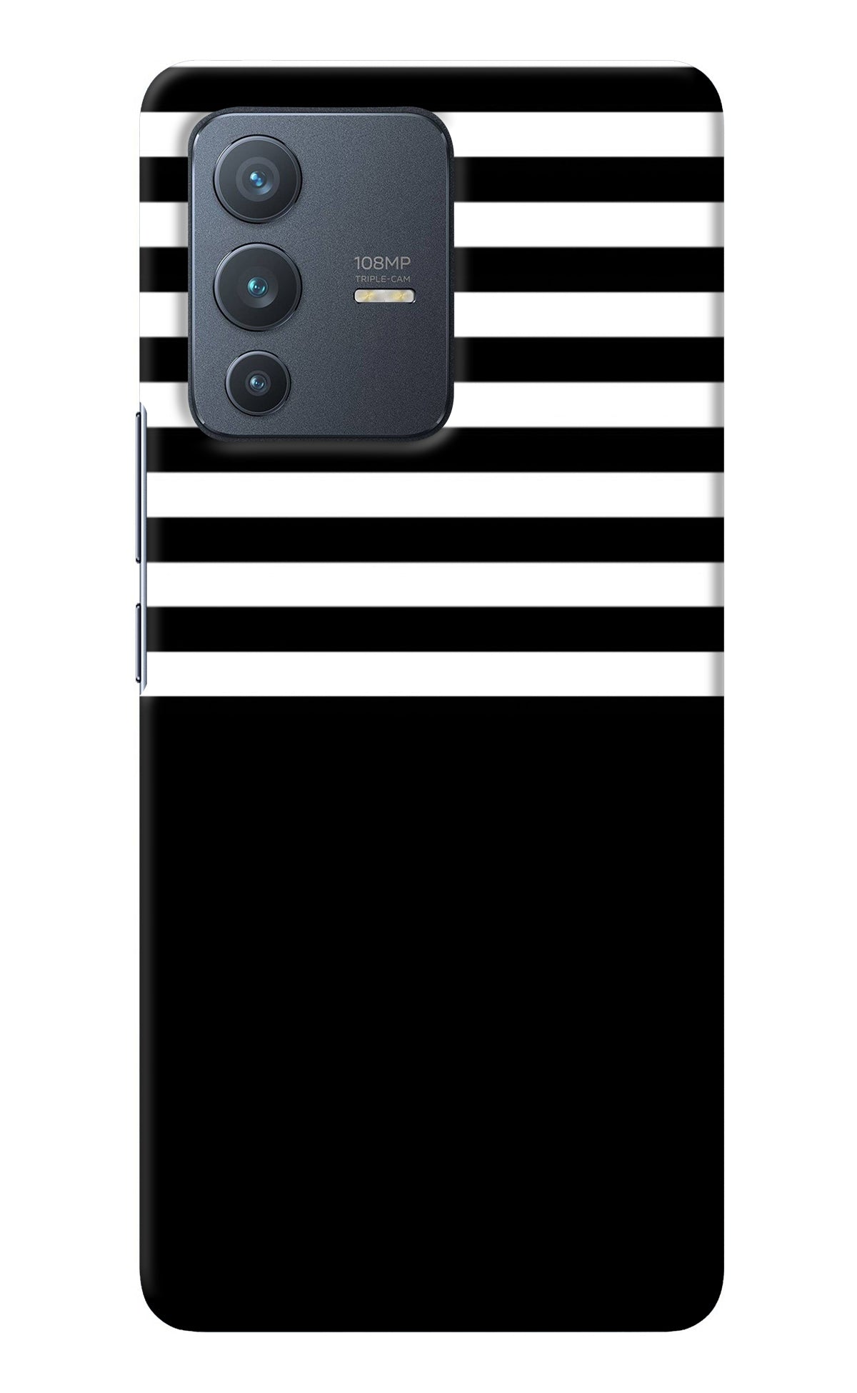 Black and White Print Vivo V23 Pro 5G Back Cover