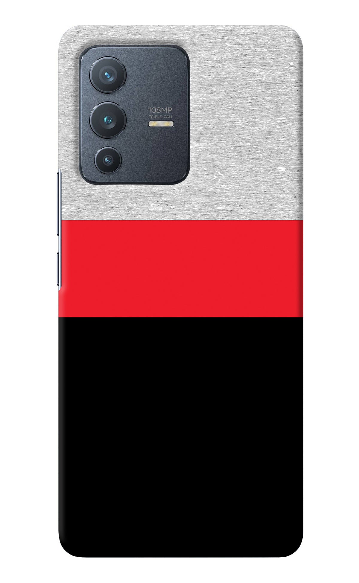 Tri Color Pattern Vivo V23 Pro 5G Back Cover