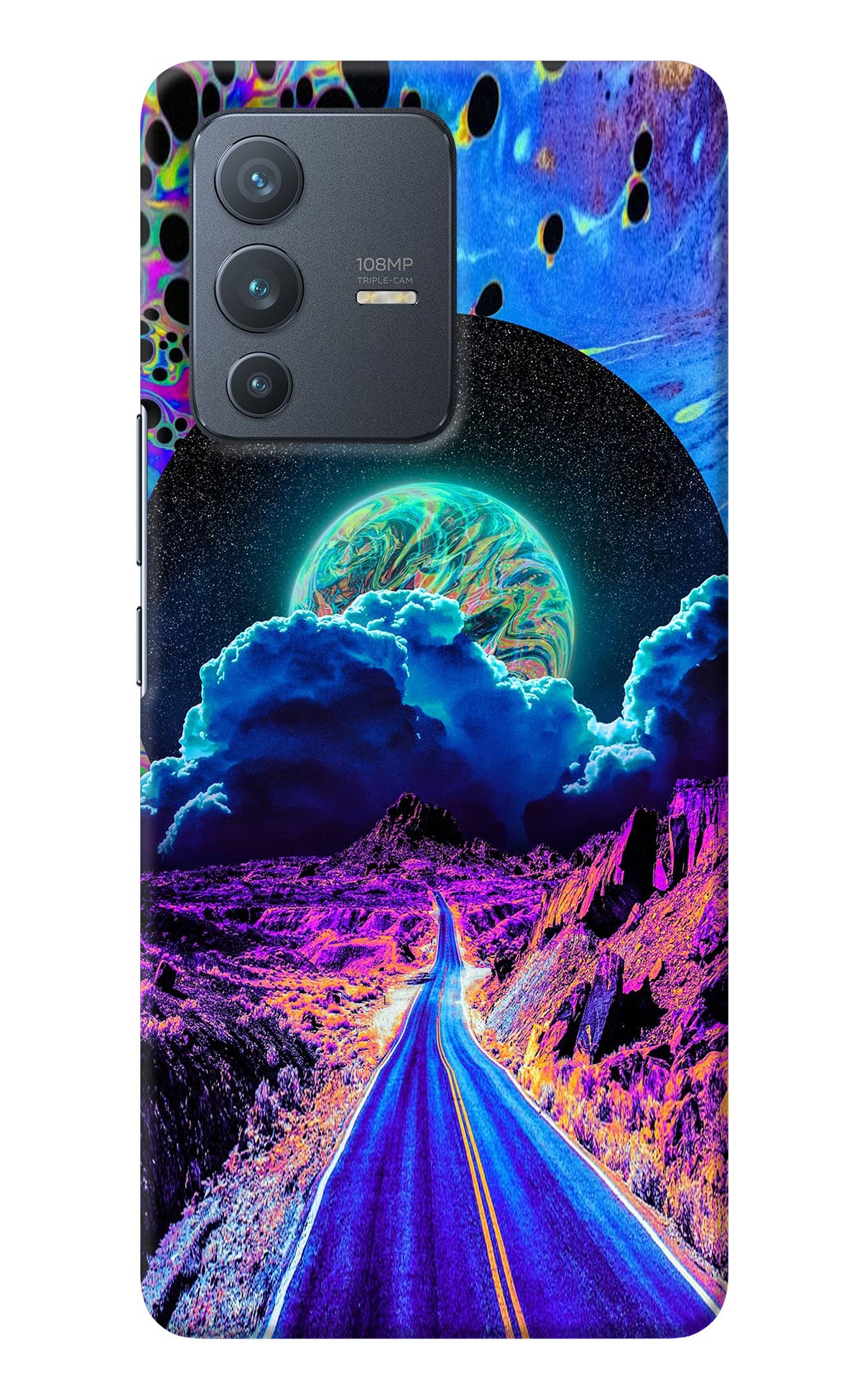 Psychedelic Painting Vivo V23 Pro 5G Back Cover