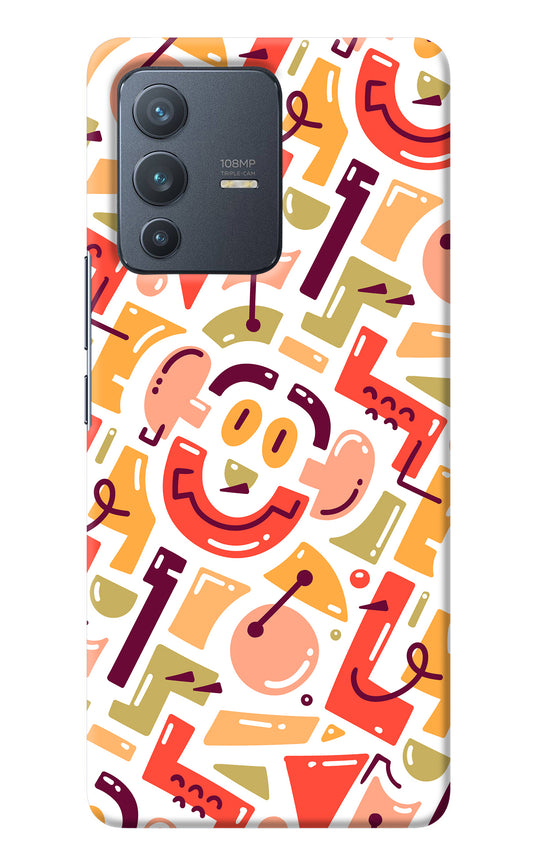 Doodle Pattern Vivo V23 Pro 5G Back Cover