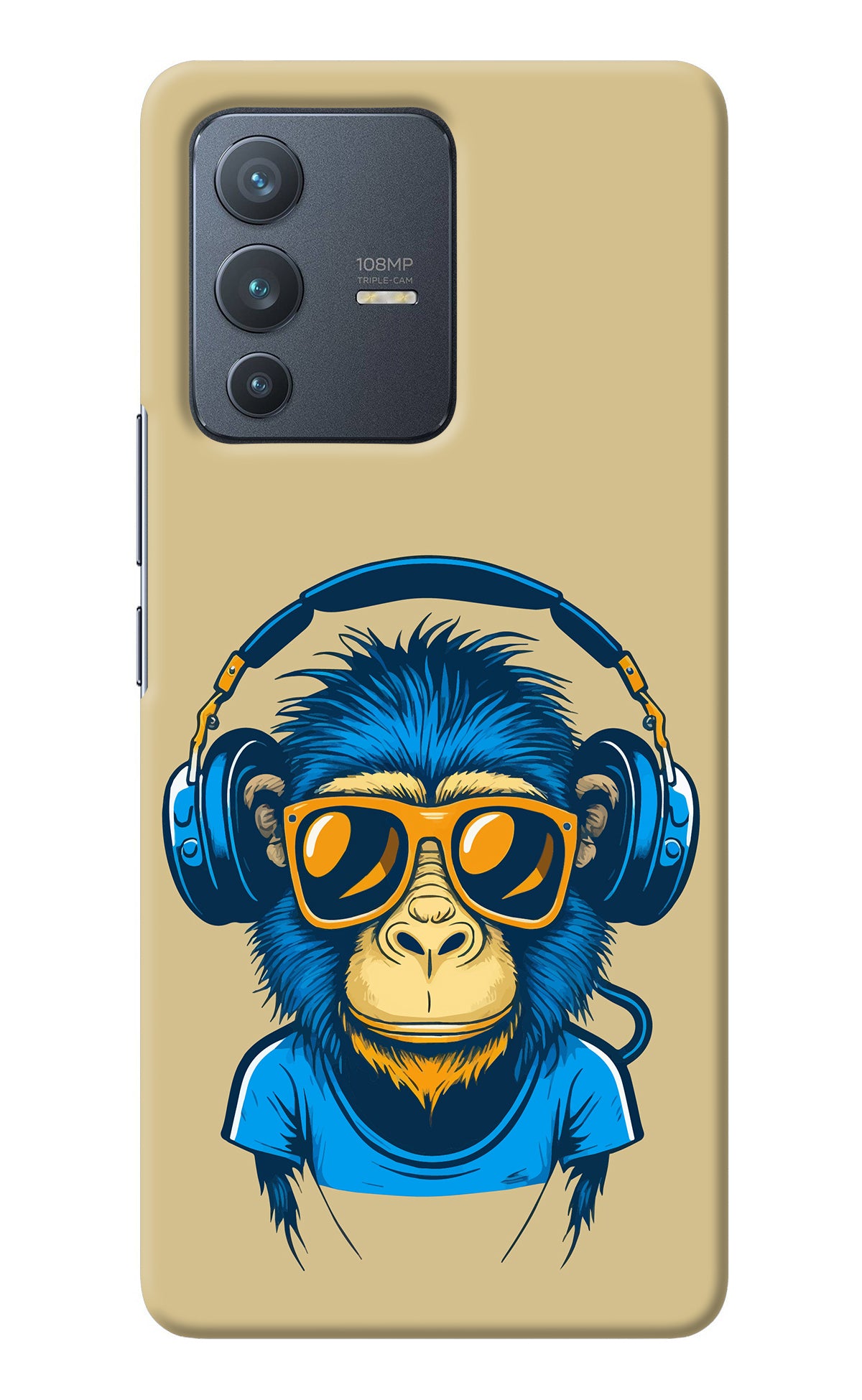 Monkey Headphone Vivo V23 Pro 5G Back Cover