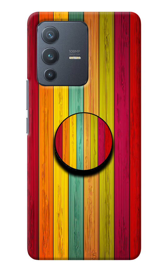 Multicolor Wooden Vivo V23 Pro 5G Pop Case