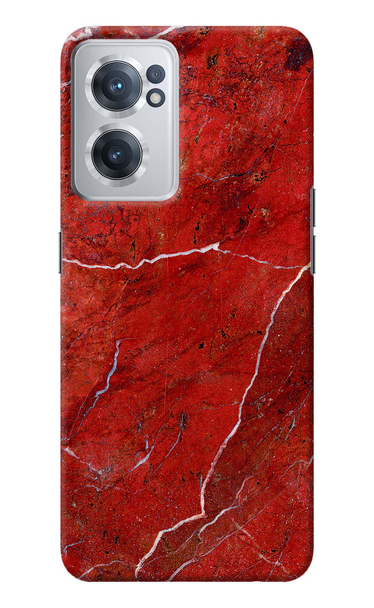 Red Marble Design OnePlus Nord CE 2 5G Back Cover