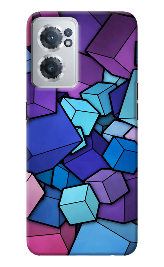 Cubic Abstract OnePlus Nord CE 2 5G Back Cover