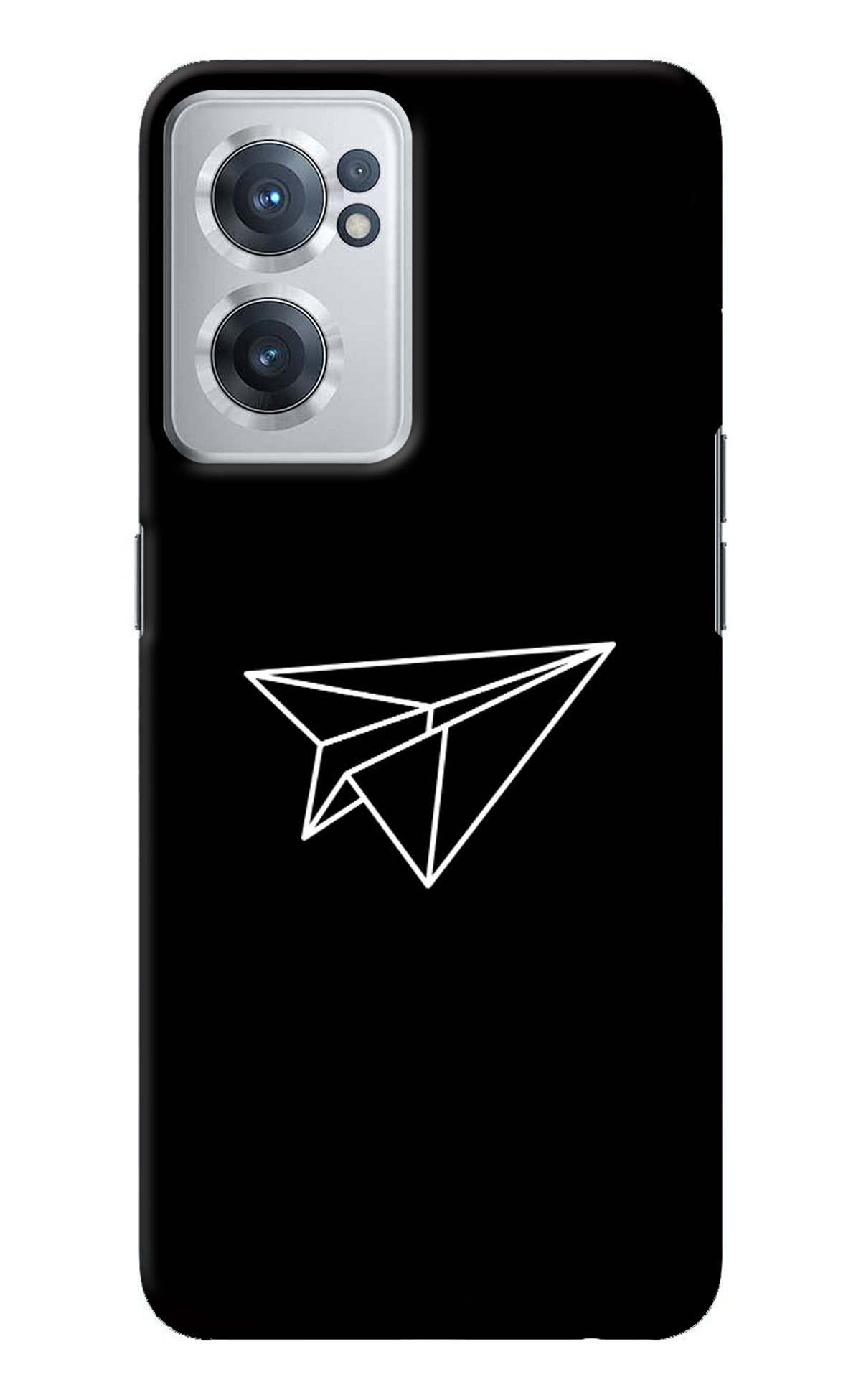 Paper Plane White OnePlus Nord CE 2 5G Back Cover