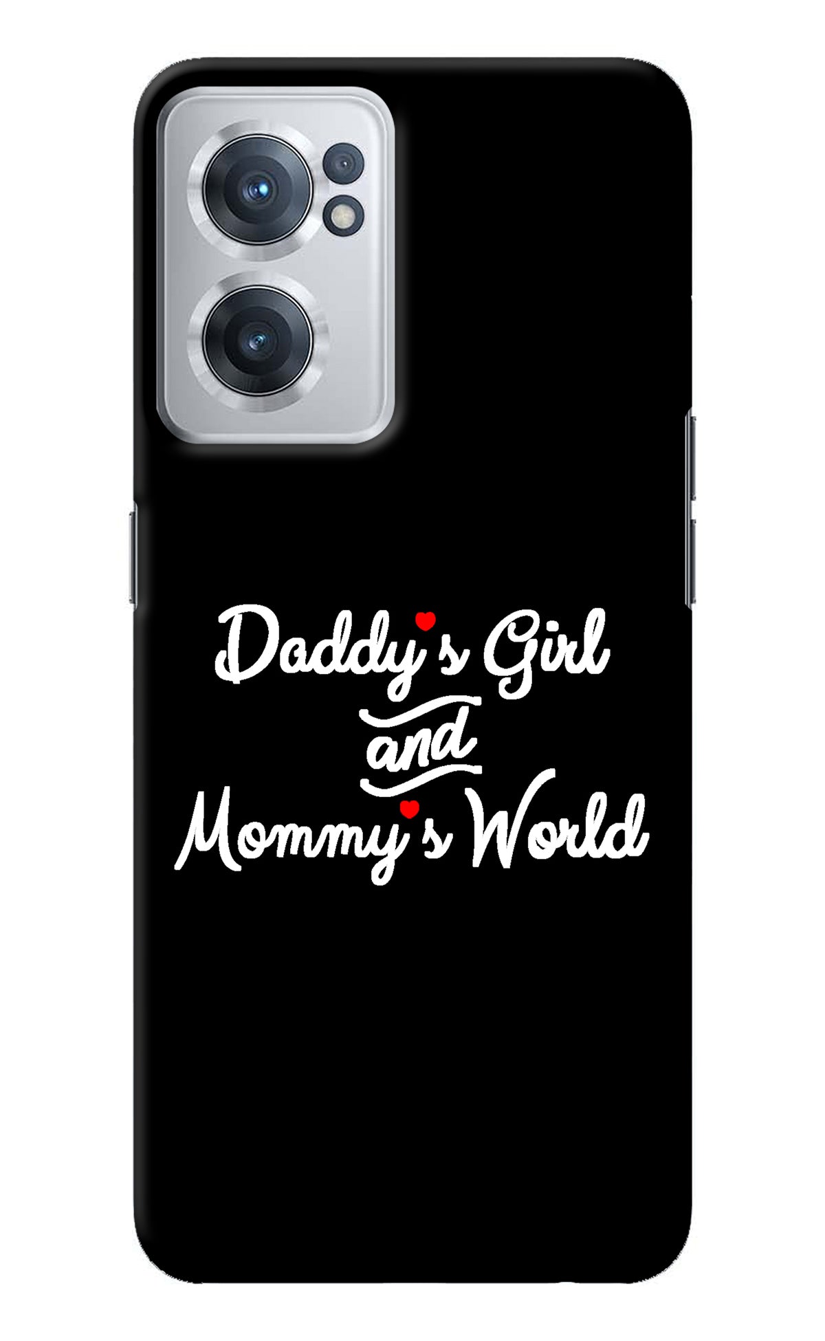 Daddy's Girl and Mommy's World OnePlus Nord CE 2 5G Back Cover