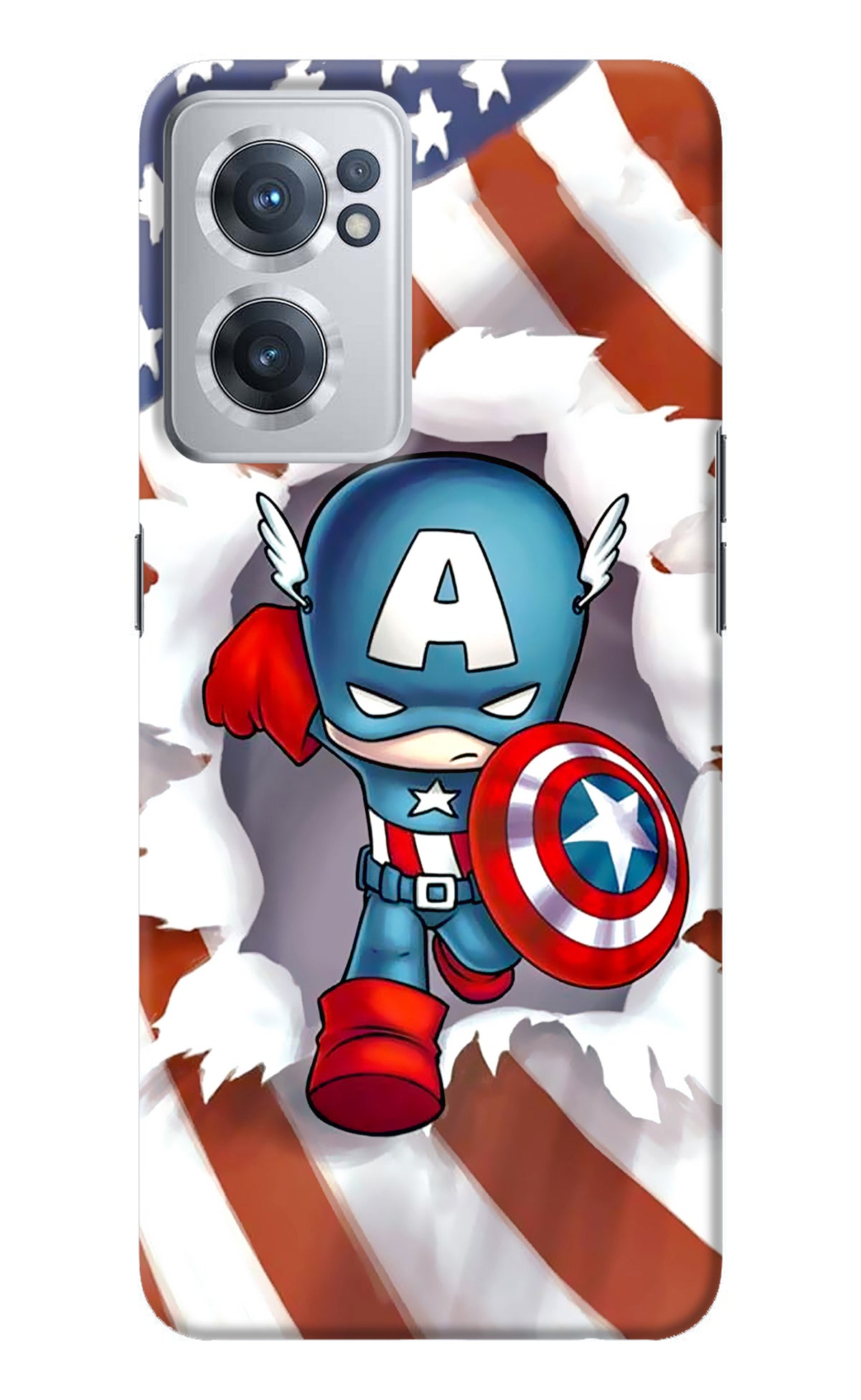 Captain America OnePlus Nord CE 2 5G Back Cover