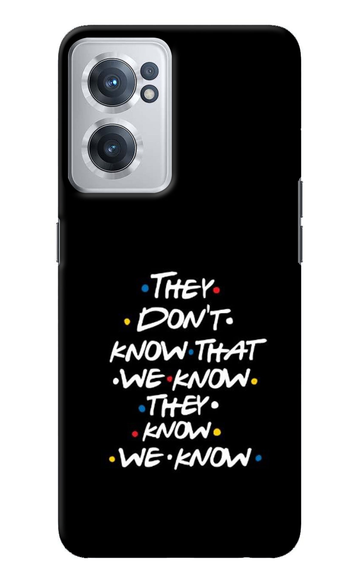 FRIENDS Dialogue OnePlus Nord CE 2 5G Back Cover