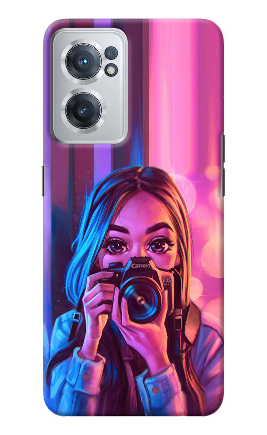 Girl Photographer OnePlus Nord CE 2 5G Back Cover