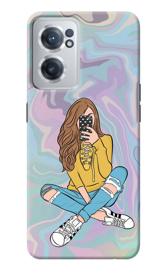 Selfie Girl OnePlus Nord CE 2 5G Back Cover