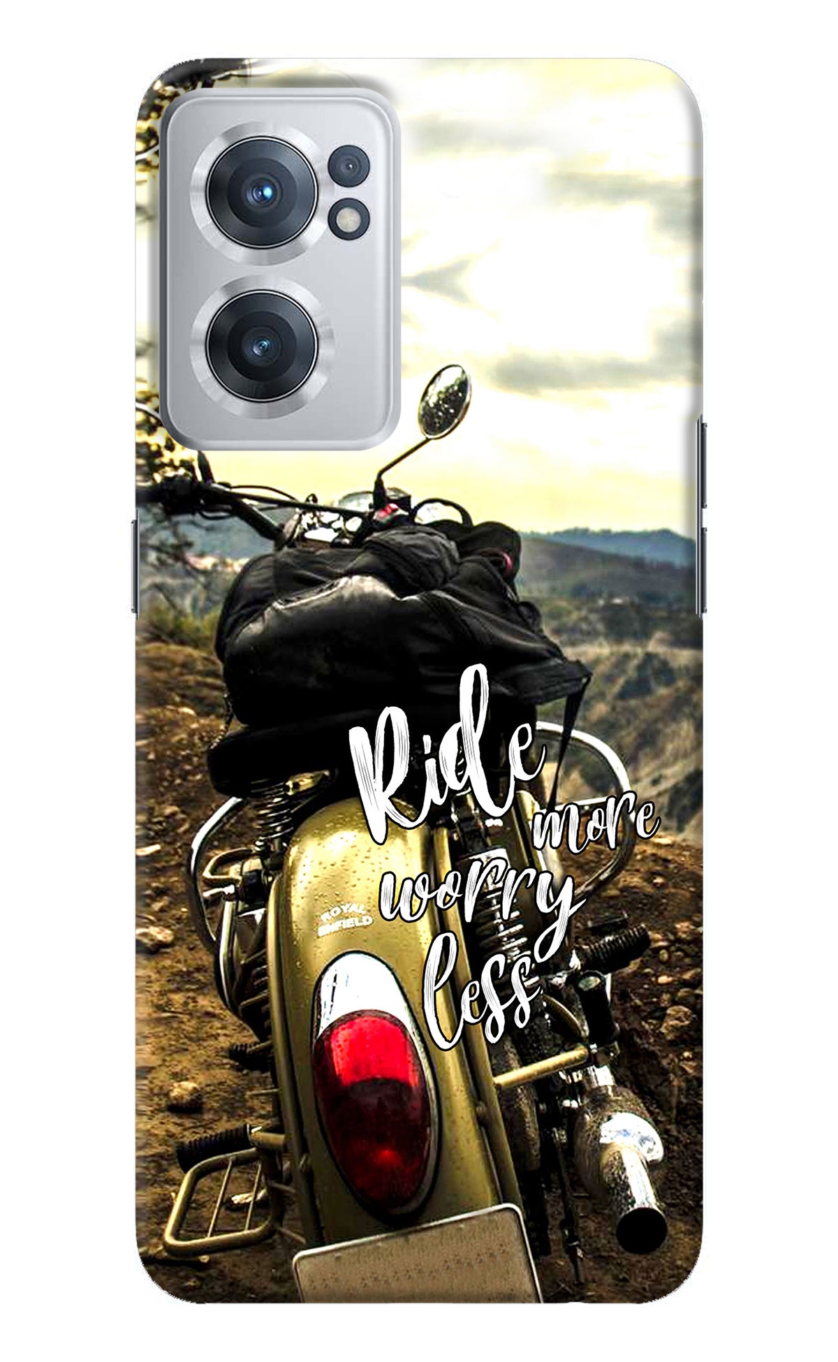 Ride More Worry Less OnePlus Nord CE 2 5G Back Cover