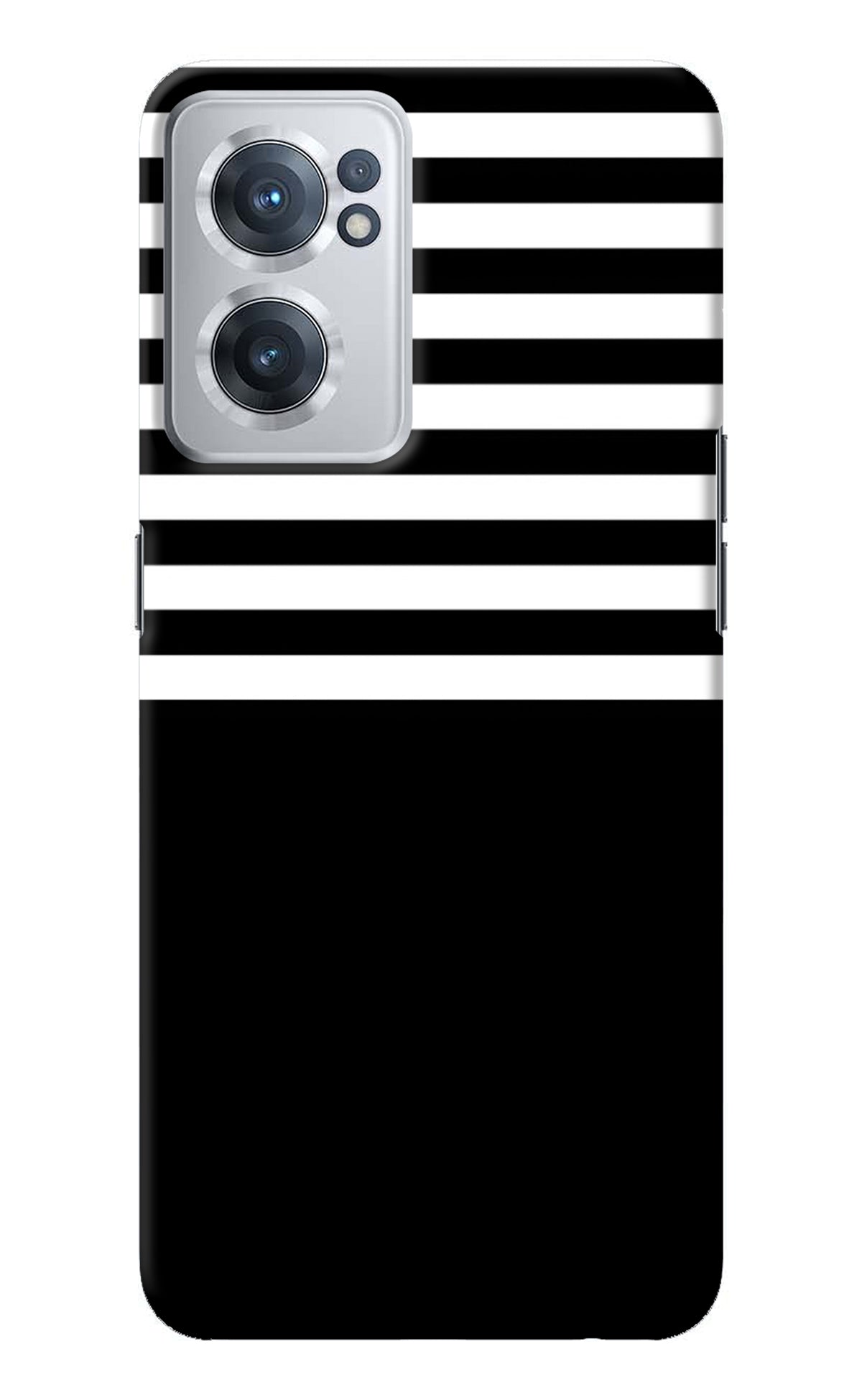 Black and White Print OnePlus Nord CE 2 5G Back Cover