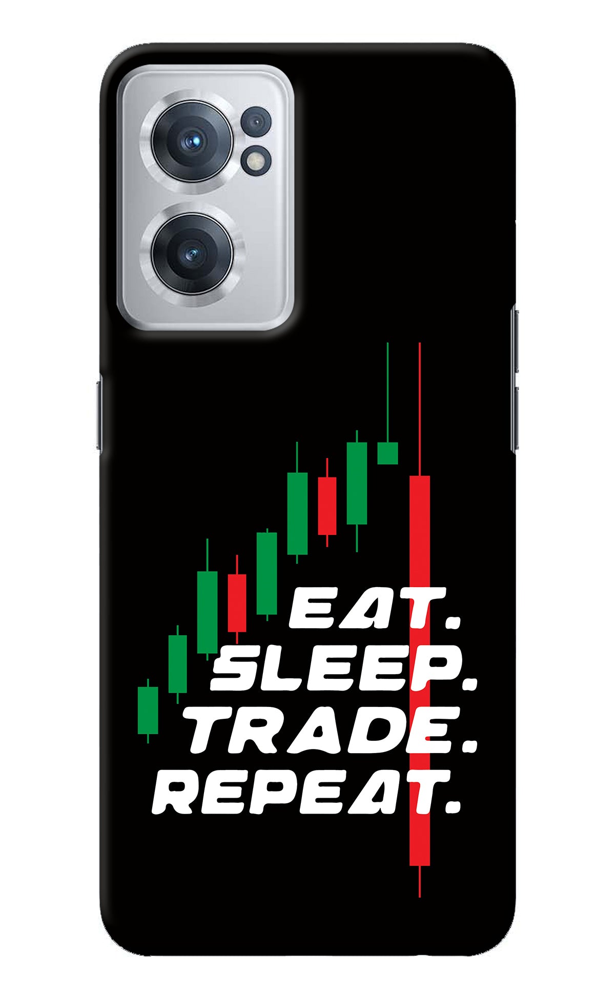 Eat Sleep Trade Repeat OnePlus Nord CE 2 5G Back Cover