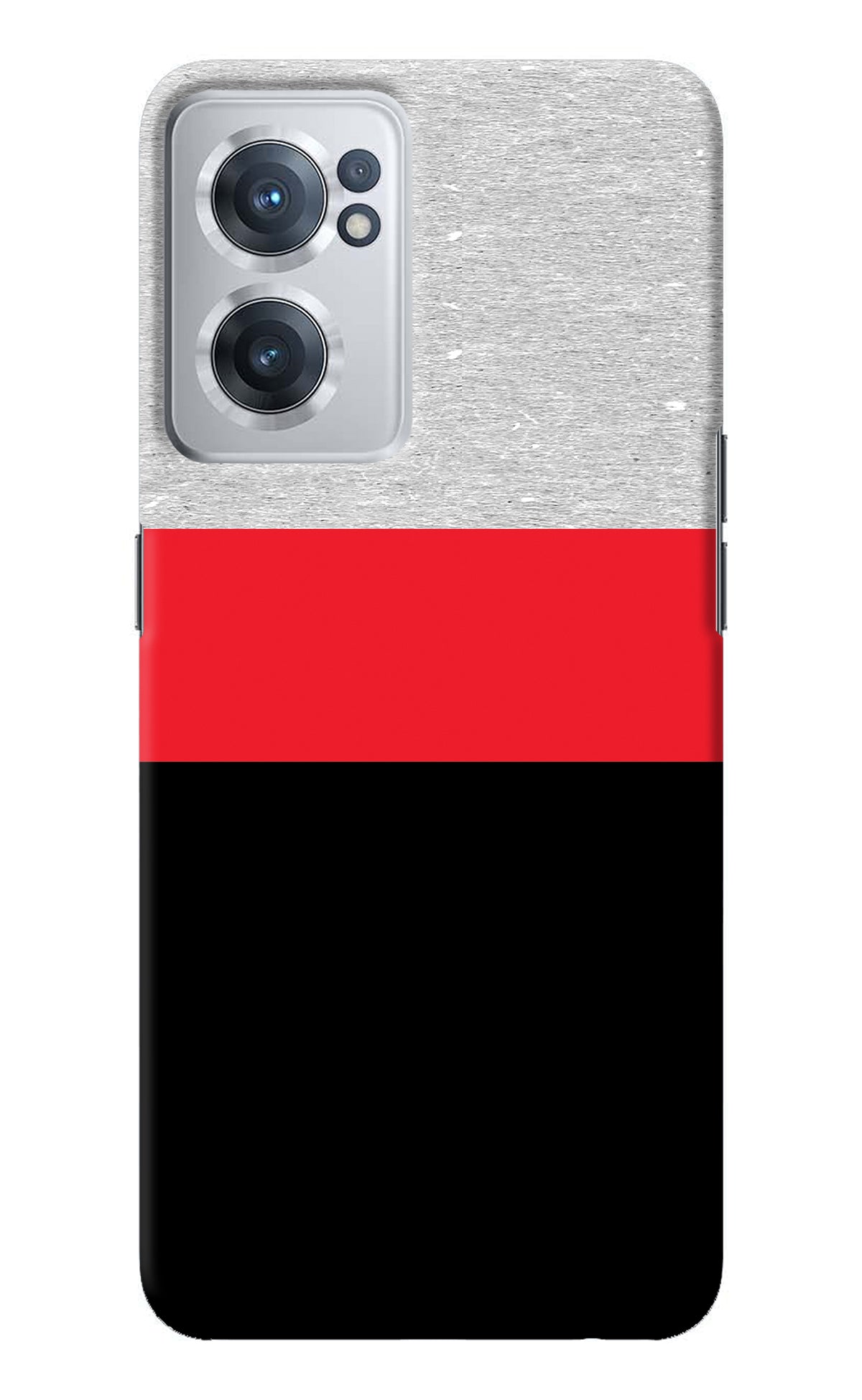 Tri Color Pattern OnePlus Nord CE 2 5G Back Cover