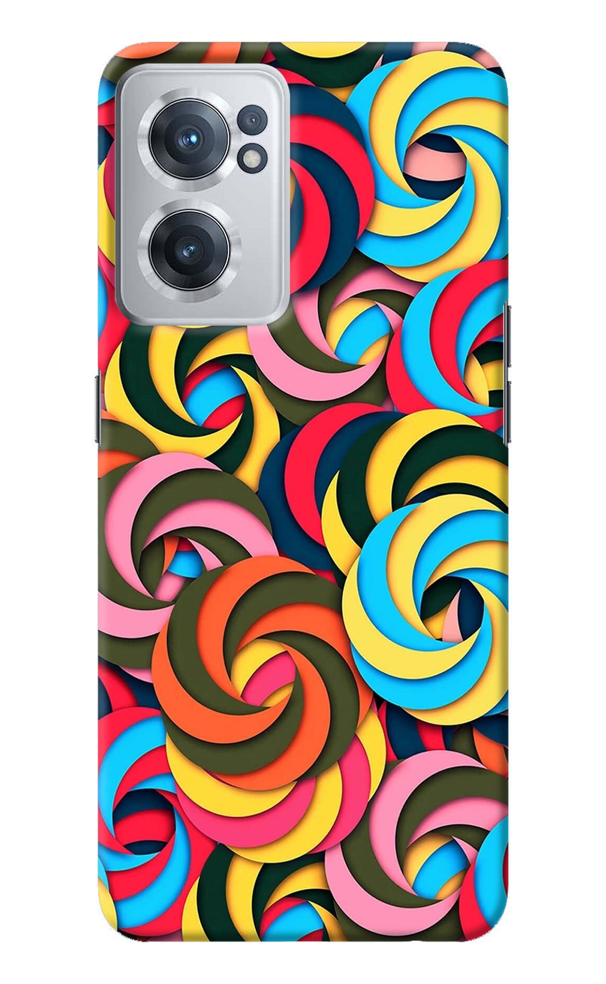 Spiral Pattern OnePlus Nord CE 2 5G Back Cover