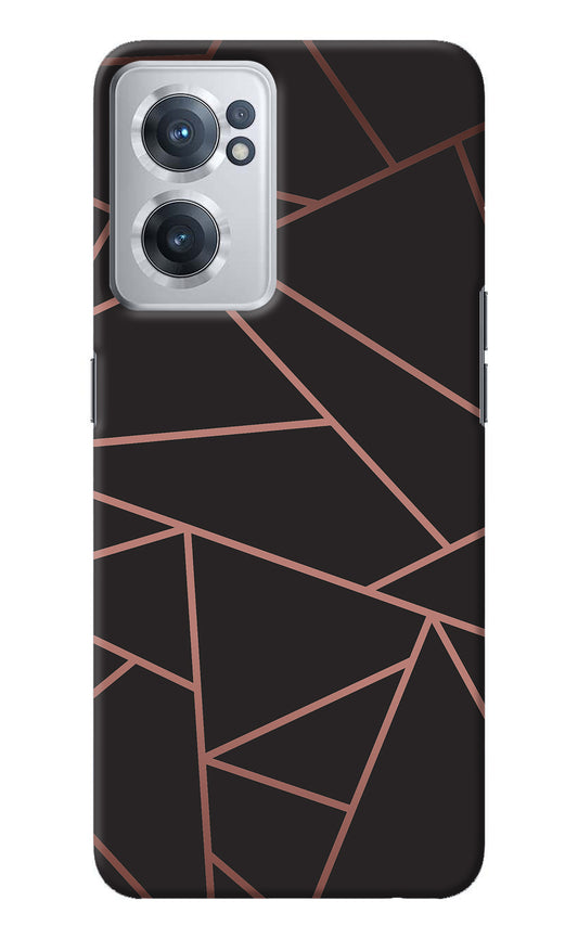 Geometric Pattern OnePlus Nord CE 2 5G Back Cover