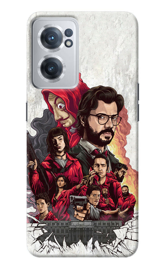 Money Heist Artwork OnePlus Nord CE 2 5G Back Cover